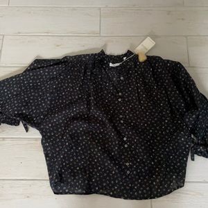 DOEN okeefe style? Blouse black S